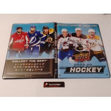 BINDER ONLY! 2022-23 Upper Deck Series 1 One Binder 14x 9page sheets inside